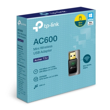 TP-Link Archer T2U AC600 Mini Wireless USB Adapter | Giga Informatika