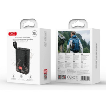 XO Bluetooth Speaker F74 Black | Giga Informatika