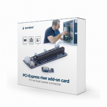 Gembird PCI Riser Mining Extender USB 3,0 PCIEX-03 | Giga Informatika