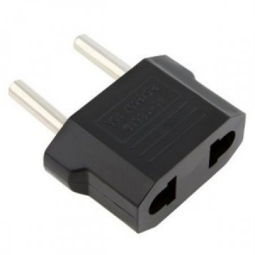 Schuko adapter US na EU Black | Giga Informatika
