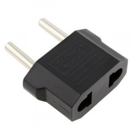 Schuko adapter US na EU Black | Giga Informatika