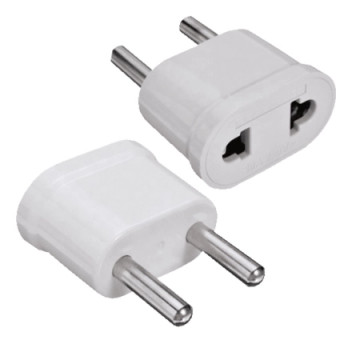 Schuko adapter US na EU White | Giga Informatika