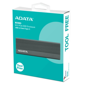 ADATA kućište za M.2 NVMe SSD Box Type-C EC680 | Giga Informatika