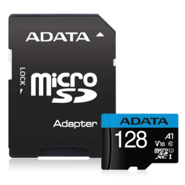 ADATA MicroSD Premier Memory Card 128GB A1 Class10 | Giga Informatika