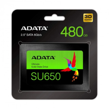 ADATA SSD 480GB SU650 SATA 3D Nand | Giga Informatika