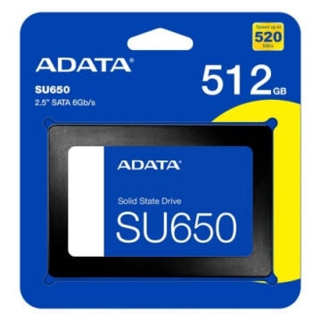 ADATA SSD 512GB SU650 SATA 3D Nand | Giga Informatika