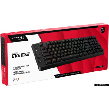 HyperX  Gaming Tastatura Eve 1800 RGB B7JE0AA | Giga Informatika