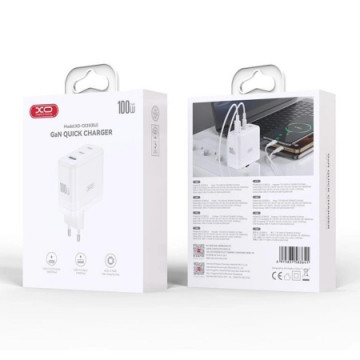 XO Charger CE35 2x USB-C + USB-A 100W Fast Charger | Giga Informatika