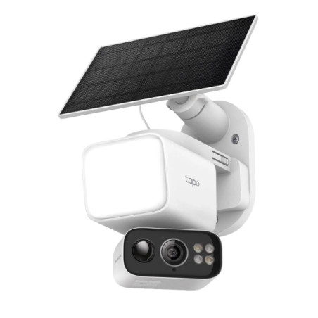 TP-Link Outdoor Solar-Powered Wi-Fi Floodlight Pan | Giga Informatika