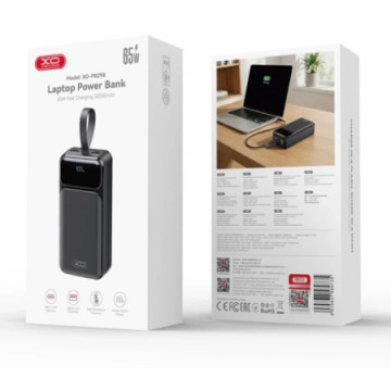 XO Fast Charging Laptop Power Bank 30000mAh PR298 65W