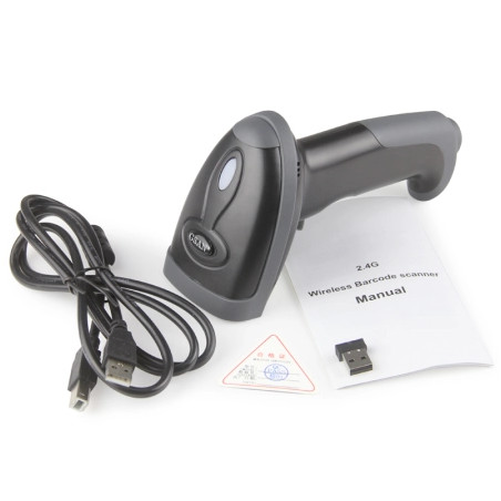 Gsan POS Wireless Laser Barcode Scanner GS-1880W | Giga Informatika