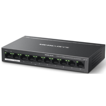 Mercusys MS110P Desktop Switch 10x10/100 + 8-Port  | Giga Informatika