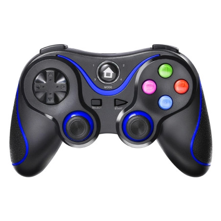 XO GamePad GP5 Bluetooth/Wired, Black-Blue | Giga Informatika