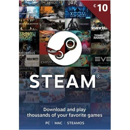 STEAM dopuna kredita 10 EUR /Digital Code | Giga Informatika