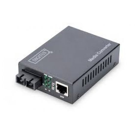 Digitus DN-82121 media konverter SC/RJ45 singlemod 20km gigabit