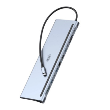XO HUB010 USB Type-C Multi-hub 12in1 | Giga Informatika