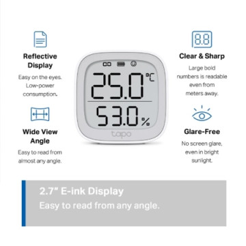 TP-Link Tapo T315 Sensor za Temperaturu i Vlažnost | Giga Informatika