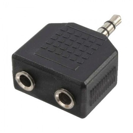 LogiLink Audio adapter 3.5mm to 2x3.5mm M/F CA1002 | Giga Informatika