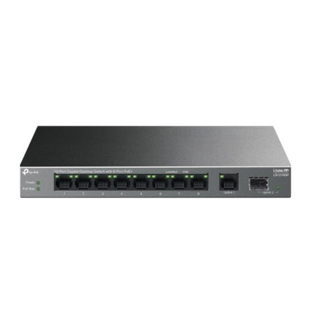 TP-Link TL-LS1210GP 10-Port Gigabit Switch 8-Port  | Giga Informatika