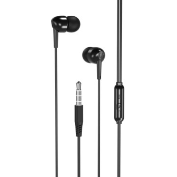 XO In-Ear Slušalice sa mikrofonom EP37 Black | Giga Informatika