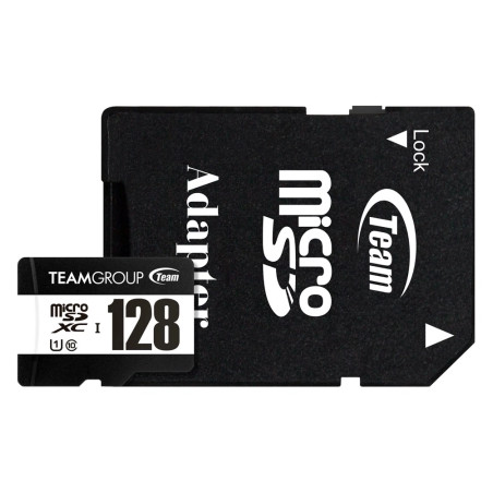 Team MicroSD UHS-I U1 C10 Memory Card 128GB | Giga Informatika
