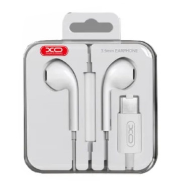 XO In-Ear Slušalice sa mikrofonom Type-C Music EP78 White