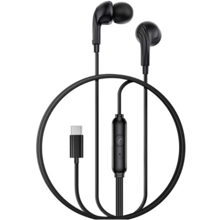 XO In-Ear Slušalice sa mikrofonom Type-C Music EP82 Black