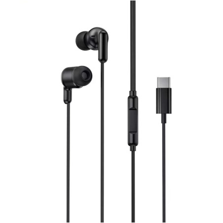 XO In-Ear Slušalice sa mikrofonom Type-C Music EP84 Black