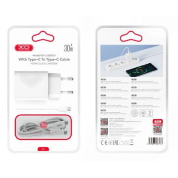 XO L162 30W Type-C Fast Charger + Type-C cable