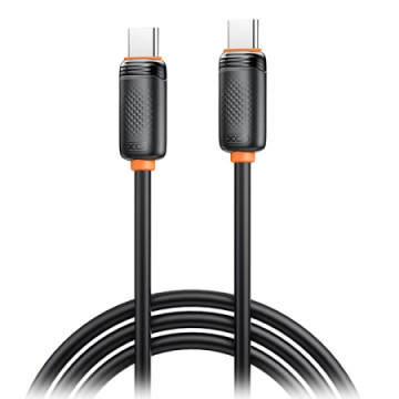 XO NB-Q302B High Speed Type-C 60W Cable 1m Black | Giga Informatika