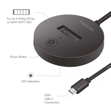 Logilink HDD Quickport M.2 NVMe QP0032 | Giga Informatika