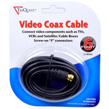 TriQuest Coaxial cable RG59 M/M 1.8m | Giga Informatika