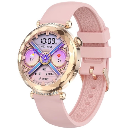 XO Smartwatch J13 Amoled Pink | Giga Informatika