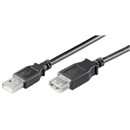 LogiLink USB Cable Extension 3m CU0011B Black | Giga Informatika