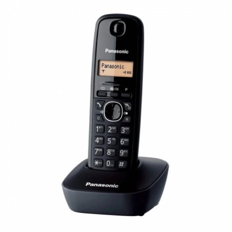 PANASONIC telefon bežični KX-TG1611FXH/PDH crni | Giga Informatika