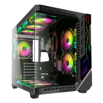 UBIT Gaming Case + 9 RGB fans + Remote UB-TBI | Giga Informatika