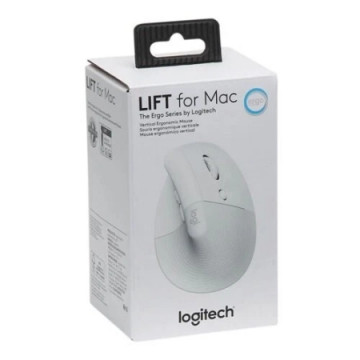 Logitech Miš Lift for Mac Wireless White | Giga Informatika