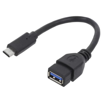 Lanberg Type-C to USB M/F 0.15m AD-OTG-UC-01 | Giga Informatika