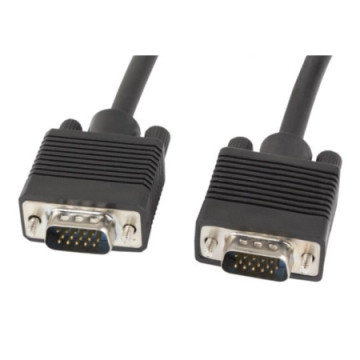 Lanberg VGA Cable M/M D-Sub 5m CA-VGAC-10CC-0050-B | Giga Informatika