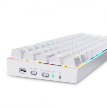 ReDragon - Gaming Mehanička Tastatura RGB Draconic Pro K530 RS Bluetooth White