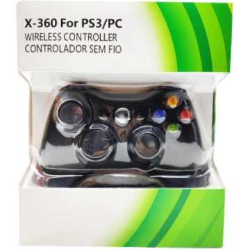Wireless Controller for Xbox 360 / PS3 / PC / Android - Black