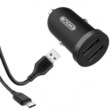 XO TZ08 Car charger + Micro USB Cable 1m | Giga Informatika