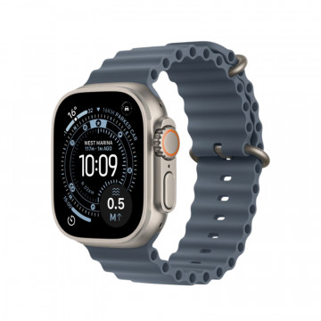 Apple Watch Ultra 3 49mm Natural Titanium Case+Anchor Ocean Band MEWH4