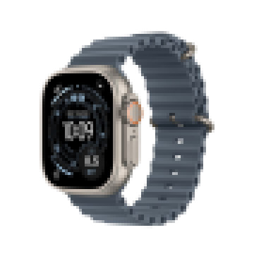 Apple Watch Ultra 3 49mm Natural Titanium Case+Anchor Ocean Band MEWH4
