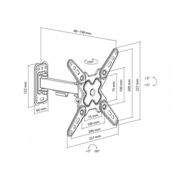 SBOX STALAK LCD-221-2 (13-43"/20kg/200x200)