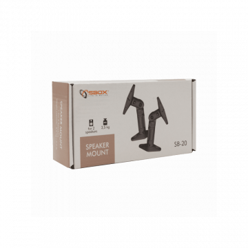 SBOX ZIDNI STALAK ZA 2 ZVUČNIKA SBOX SB-20
