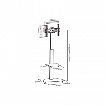 SBOX STALAK PODNI FS-500 (37-70"/40kg/600x400)