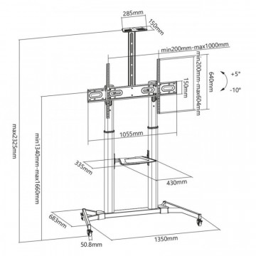 SBOX STALAK Podni FS-3610 (60-100"/100kg/1000x600)
