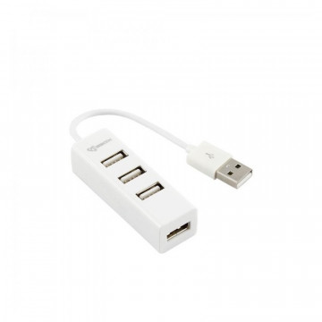 SBOX USB HUB H-204 - USB-2.0 4 Port Bijeli