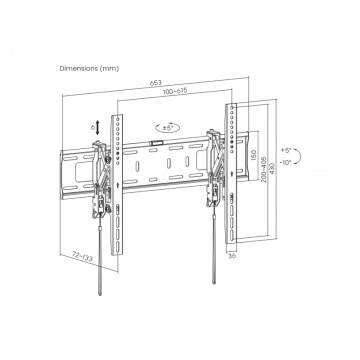 SBOX STALAK PLB-6546T-2 (37-80"/75kg/600x400)